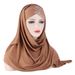 Unisex Milk silk forehead glitter with milk silk scarf hat hat_viptrois.com