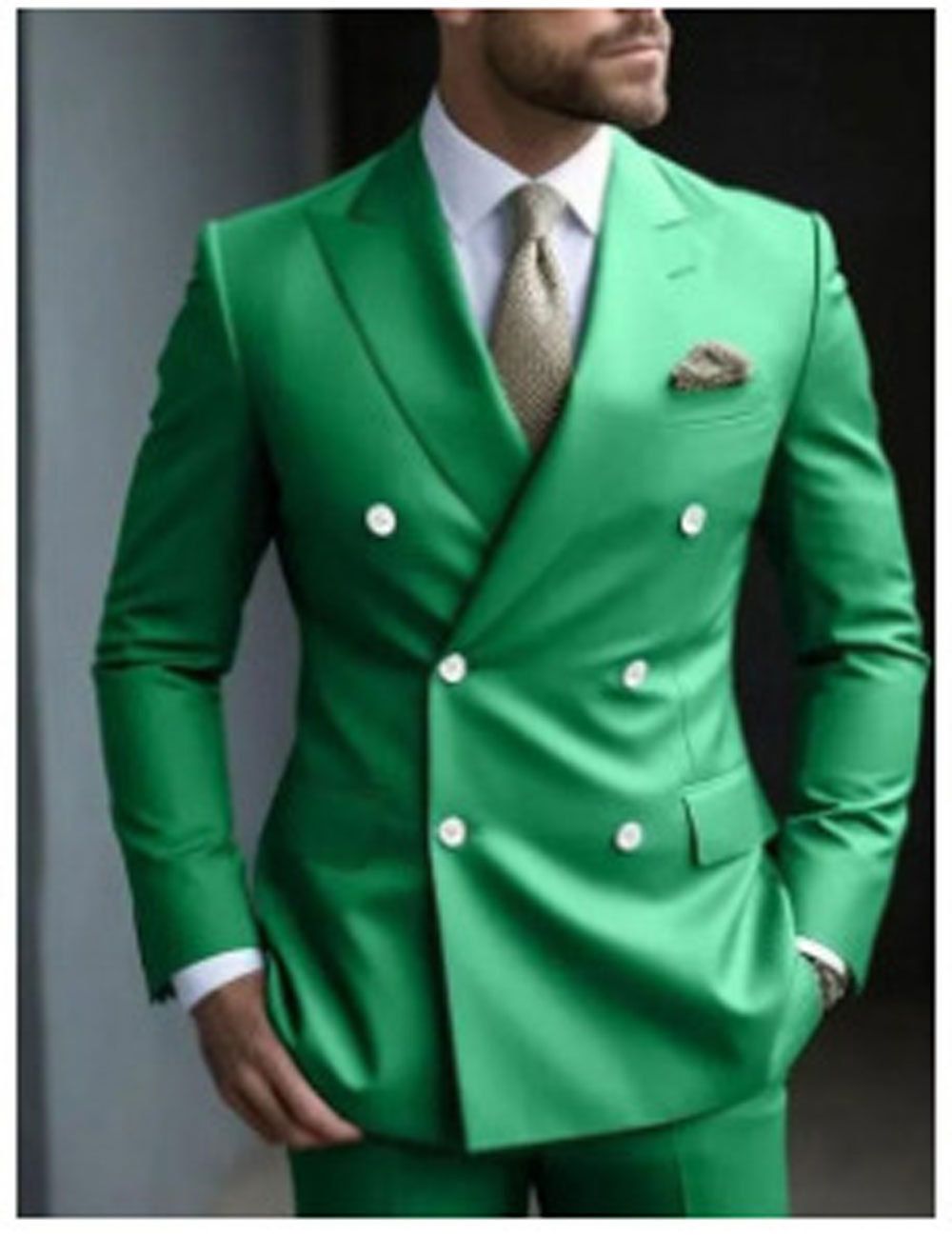 Men's Clothing Business Banquet Host Clothing Best Man Groom Suit_viptrois.com