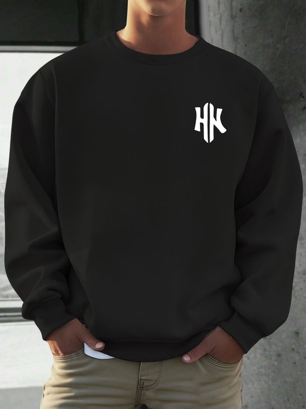 Autumn And Winter Men's Top Sweatshirt Loose And Comfortable Warm And Hooded Sweatshirt Men's Clothing_viptrois.com