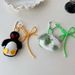 Bag Charms Colorful Plush Spotted Dog Rope Bow Pendant Cute Lanyard Keychain Versatile Bag Pendant_viptrois.com