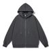 Men's Clothing Men's Spring And Autumn Cardigan Sweatshirt Zipper Hooded Sweatshirt Solid Color Loose Sports Cardigan Knitted Jacket Men's_viptrois.com