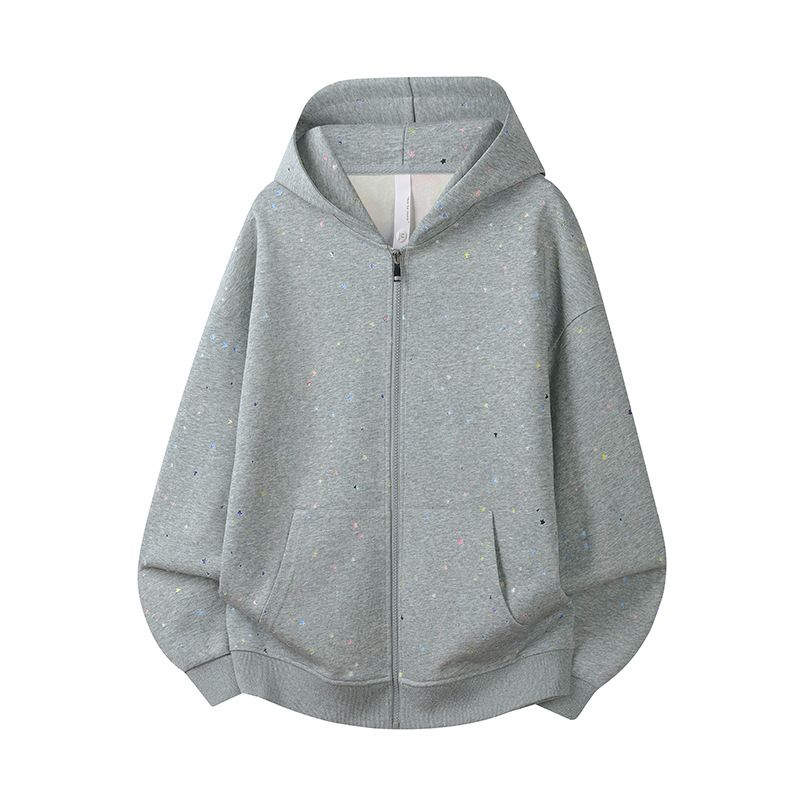 Men's Clothing Autumn New Style All Star Cardigan Hooded Sweatshirt Men's Loose Casual Sports Zipper Jacket Unisex_viptrois.com