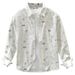 Cartoon Printed Fresh Long Sleeved Shirt For Men, Fashionable And Versatile, Artistic And Casual Loose Top_viptrois.com
