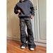 Men's Vintage Camo Jeans – Relaxed Fit Straight To Slightly Flared Denim Pants With Washed Effect (S-XXXL)_viptrois.com