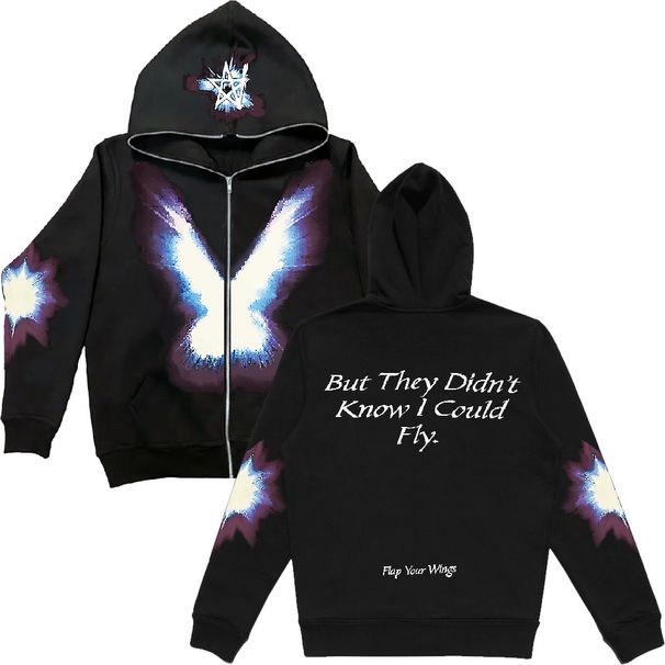 2023 Punk Harajuku Jacket Y2k Gothic Zipper Hoodie Sweatshirt_viptrois.com