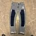 Men's Clothing European And American Style Men's Y2K Patchwork Painted Star Print Fashion Straight Leg Jeans_viptrois.com