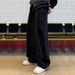 Men's Clothing drape straight casual pants men's autumn and winter cleanfit long pants Korean version loose wide leg pants_viptrois.com