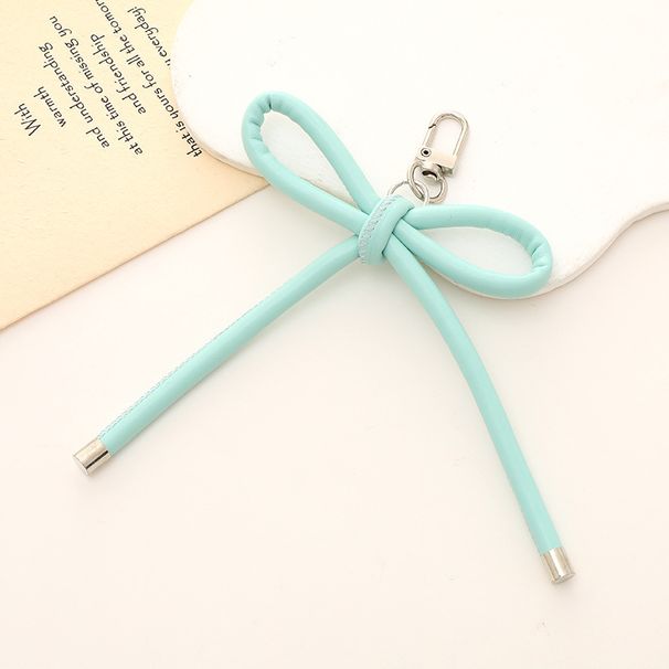 Bag Charm Hot Selling New Leather Bow Heart Pendant Luggage Keychain Pendant Creative All Match Small Jewelry Pendant Chain_viptrois.com