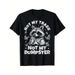 basura No Es Mi Divertida Camiseta De Mapache Negra_viptrois.com