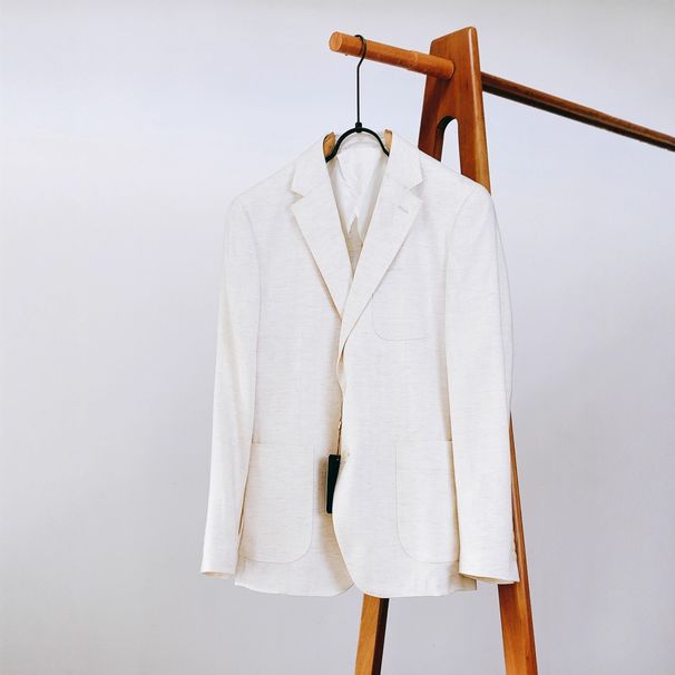 European 2025Lp Casual Linen Men's Old Money Style Commuter Versatile New Suit Jacket Original Single_viptrois.com