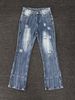 Summer Thin Ripped Jeans Men's Straight Retro Casual Fashion Brand American High Street Trend Washed Cool Pants_viptrois.com