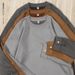 Men's Suede-Like Fleece Shirt-Sleeve Sweatshirt - Minimalist Crewneck Pullover With Japanese Aesthetic_viptrois.com