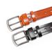 Men's Pin Buckle Belt Flat Full Punching No Need To Punch PU Surface Microfiber Bottom Alloy Buckle Leather Belt_viptrois.com