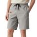 Men's Solid Color Twill Summer Pants Style Thin Breathable Casual Loose Shorts For Beach Sports_viptrois.com