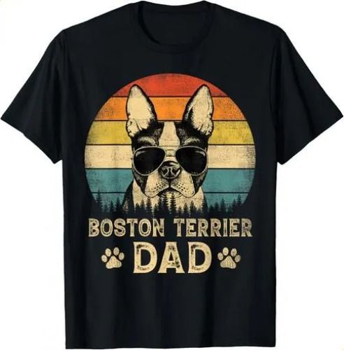 T-shirtt-shirtvintage Boston Terrier Dad Dog Lovers Father_s_viptrois.com