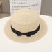 New Women's Summer Beach Simple Sun Protection Flat Top British Style Fresh Gift Hat_viptrois.com