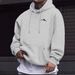 Men's Casual Hooded Pullover Sweatshirt With Mountain Print, Drawstring Hood & Kangaroo Pocket - Lightweight Long Sleeve Streetwear_viptrois.com