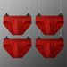 Pulse Underwear Pure Cotton Men's New Plus Size Mid-Waist Summer Breathable Boxer Briefs Wholesale Pack_viptrois.com