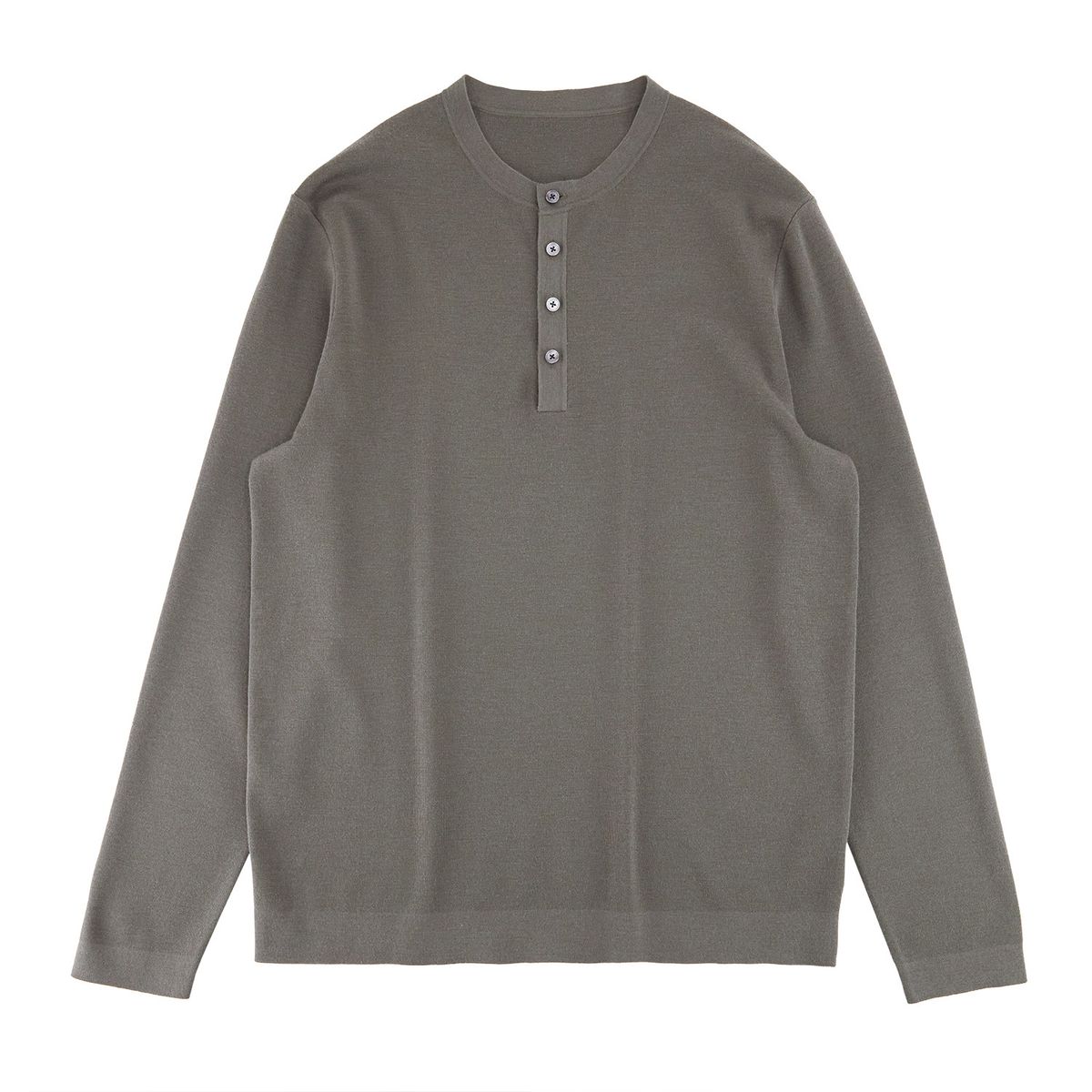 "Classic Henley Collar Men's Sweater – Vintage-Inspired Thick Knit For Winter Warmth & Comfort"_viptrois.com