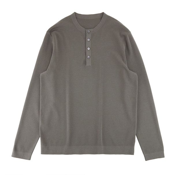 "Classic Henley Collar Men's Sweater – Vintage-Inspired Thick Knit For Winter Warmth & Comfort"_viptrois.com