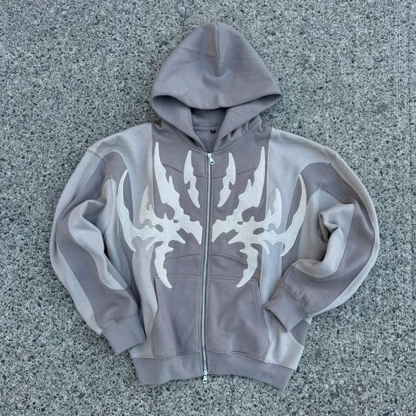 Gothic Hip Hop Punk Style Men's Hoodie European American Cross Border 3D Digital Printed Casual Top_viptrois.com