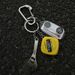 Minimalist Carabiner Keychain With Mini Tape Measure & Tools - Stylish Utility Accessory For Bags & Keys_viptrois.com