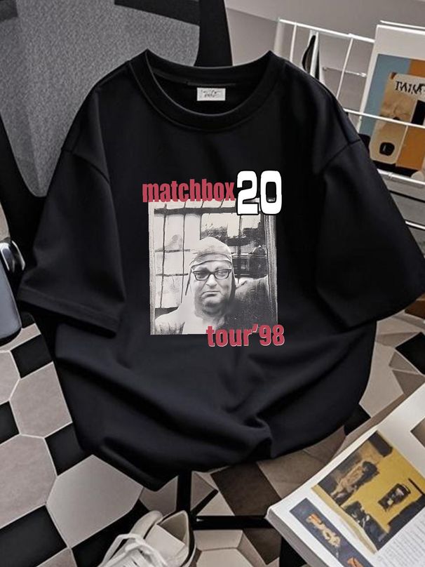 Matchbox Twenty Band Tour 98 Cotton White Unisex T-shirt S-5XL VM8685 Casual Designer Clothes Comfortable Summer Slightly Fashion Stretched_viptrois.com