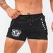 Men's Athletic Running Shorts High Elasticity Quick Drying Breathable Sweat Wicking Trendy Summer Style Three Quarter Length Beach Wear_viptrois.com