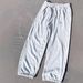 Trendy Brand Embroidered Sweatpants Y2k Retro Design Street Casual Pants Loose Versatile Sports Pants_viptrois.com