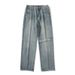 Men's Clothes Jeans Men's Summer Trend Thin Loose Straight Leg Pants Men's Casual Wide-leg Pants_viptrois.com