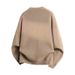 Men's Chunky Knit Cardigan Sweater Oversized Cotton Wool Blend Open Front Coat, Minimalist Style For Fall & Spring (Grey, Black, Red, Khaki, Green)_viptrois.com