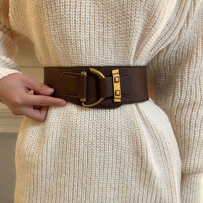 New Women's Cover Decorative Suit Coat Sweater Fashionable Versatile Simple And High End Waist Belt_viptrois.com