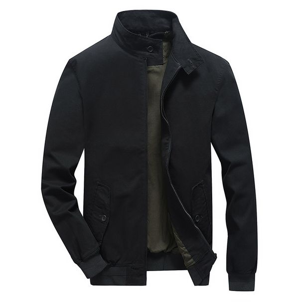Men's Heavy Duty Work Jacket With Fleece Lining, Winter Water-Resistant Cotton Utility Coat, Relaxed Fit Military Green Outerwear For Cold Weather_viptrois.com