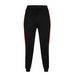 Plus Size Sports Pants For Men & Women - Stylish Side Stripe Design, Fleece-Lined, Elastic Waist, Comfortable Workout & Casual Pants_viptrois.com