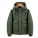 Men's Winter Workwear Jacket – Heavyweight Cotton Fill | 95% Polyester Shell | Detachable Hood | Multi-Pocket Utility Design (L-4XL)_viptrois.com