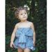 Ins Hot Children's Clothing Factory Direct Sales Foreign Trade Export Tube Top Knotted Romper_viptrois.com