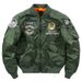 Men's clothing baseball uniform flight suit Outerwear bomber jacket_viptrois.com