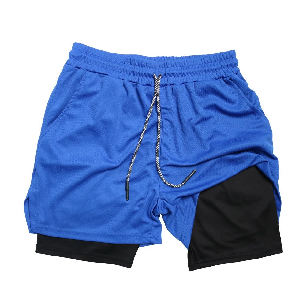 Men's Clothing 25 New Summer Lining Pocket Quick Drying Breathable Men's Shorts Training Running Shorts_viptrois.com