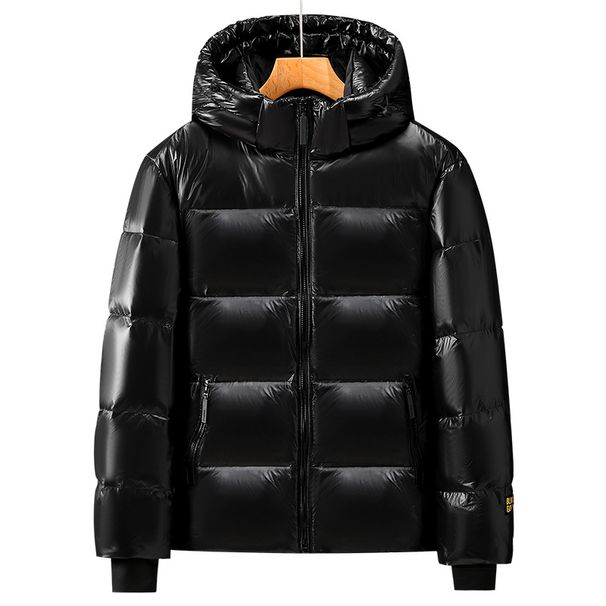 Men's Clothing Winter Black And Gold Cold Proof Clothing Warm Couple Hooded Jacket Fashionable Suspender Tops Unisex Cotton Clothing_viptrois.com