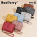 Card Bag Card Cases Women's Wallet Female High End Retro Student Accordion Wallet Card Holder Fashion Pu Zipper Small Wallet Female_viptrois.com