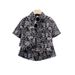 Mother & Kids Summer Short Sleeved Thin New Style Hong Kong Style Clothes For Small And Medium Sized Children's Summer Handsome Shirt Suit_viptrois.com