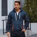 Men’s Fleece-Lined Hoodie – Streetwear Pullover With Kangaroo Pocket & Adjustable Drawstring (S-XXXL, 7 Colors)_viptrois.com