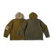 Corduroy-Lined Fleece Hoodie – Retro Unisex Streetwear With Colorblock Design (M-3XL, 2 Colors)_viptrois.com