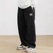 Men's Loose Wide-leg With A Drapey Feel, Trousers, Japanese-style Solid Color Simple Trendy American Retro Casual Long_viptrois.com