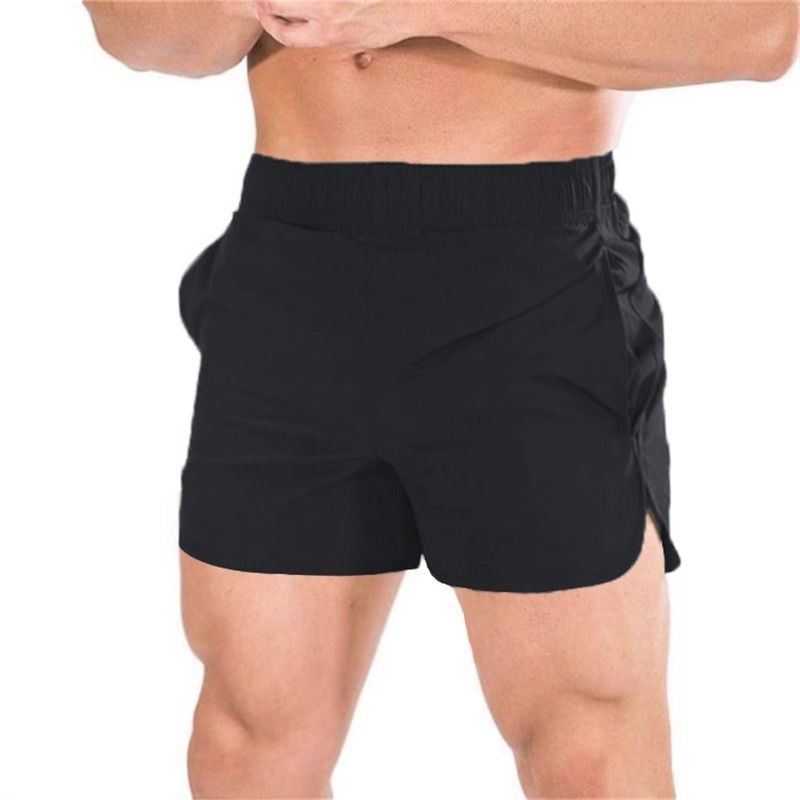 Men's Fitness Shorts Quick Drying Breathable Mini Length For Marathon Running Track And Field Squatting And Beach Wear_viptrois.com