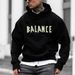 Men's Clothing 24 Years Of Foreign Trade Autumn And Winter Men's Hooded Fashion English Letters Printed Loose Large Size Sweatshirt_viptrois.com