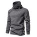 Loom Beijiang Wolf Men's Unique Sweatshirt New British Style Pile Collar Fashion Trend European And American Plus Size_viptrois.com