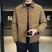 Nordmann 2025 Winter New Men's Fashion Casual Single-Breasted Turn-Down Collar Simple Youth Down Jacket Coat_viptrois.com