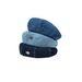 Metallic Denim Beret For Women, British Style, Large Head Circumference, Face Slimming Cloud Hat, Sweet Casual Octagonal_viptrois.com