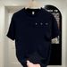 Men's Clothing Short Sleeved Tops Soft Versatile T Shirt Light Luxury Fashion Short Sleeved Round Neck_viptrois.com